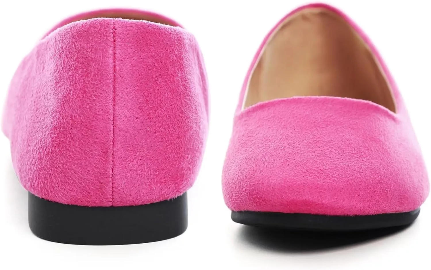 SAILING LU Pointy Toe Shoes Women Ballet Flats Comfort Solid Flat Shoes for Women Work Slip On Moccasins