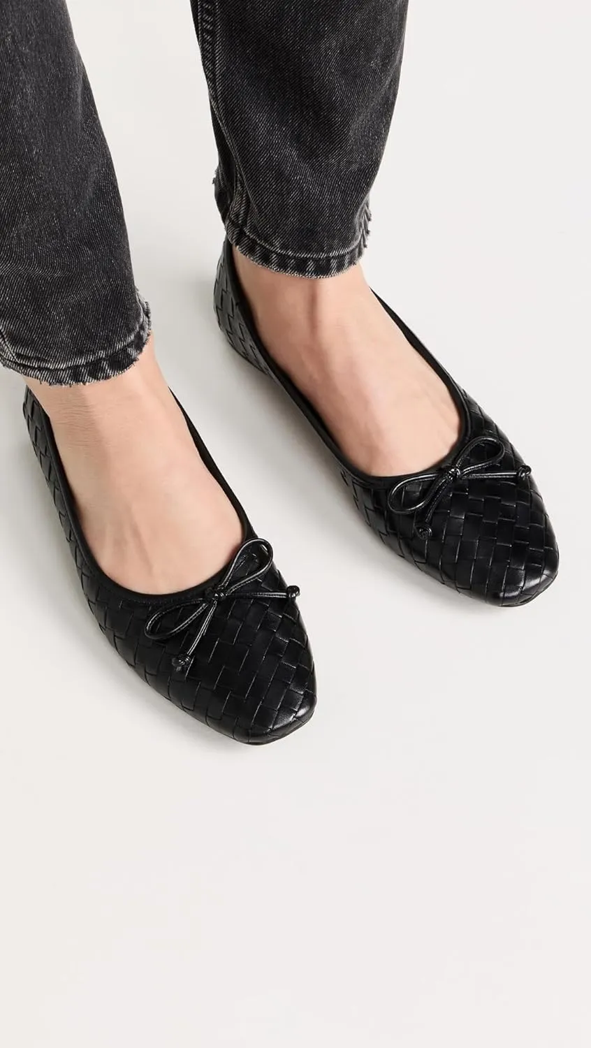 SCHUTZ Women's Arissa Woven Ballet Flats