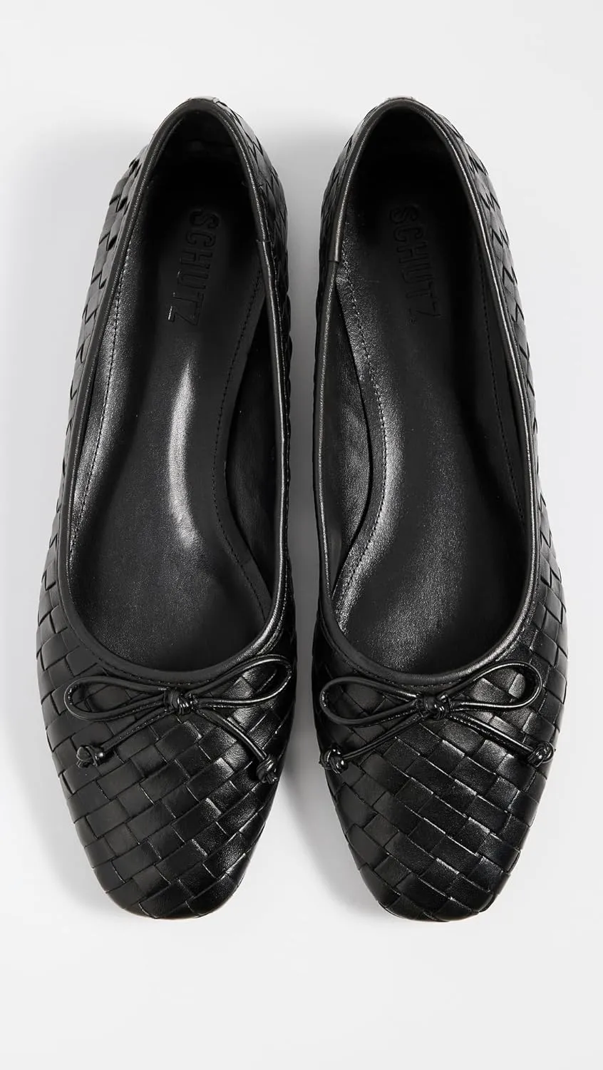 SCHUTZ Women's Arissa Woven Ballet Flats