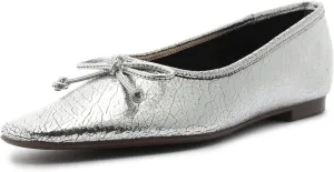 SCHUTZ Women's Ballerina Arissa Bow Leather Flat