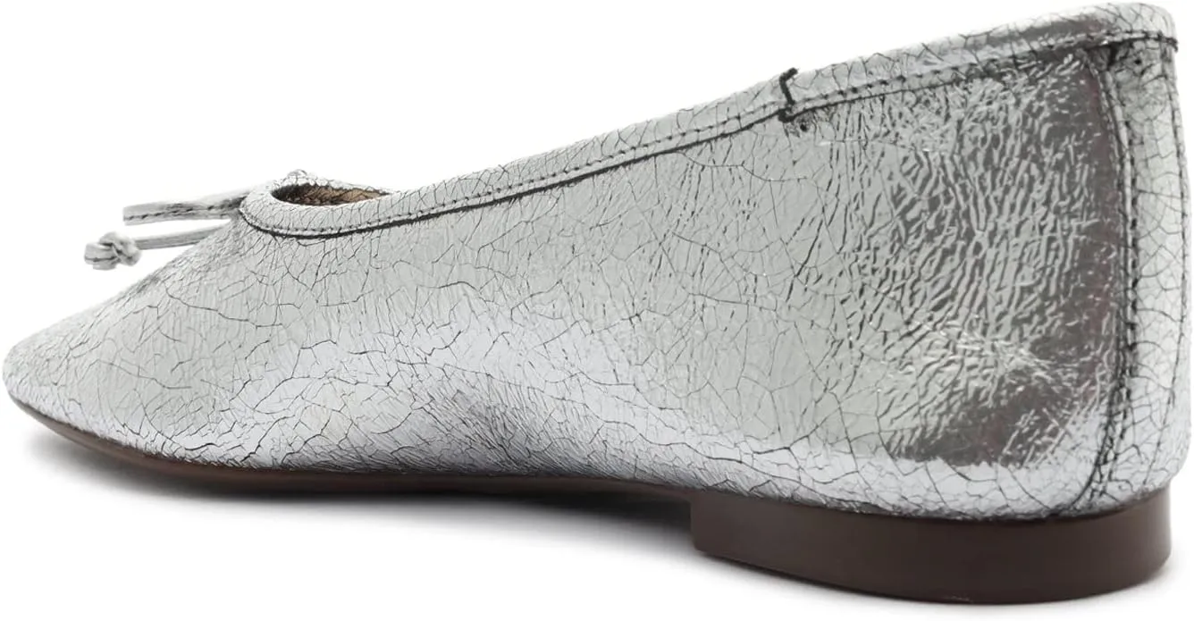 SCHUTZ Women's Ballerina Arissa Bow Leather Flat