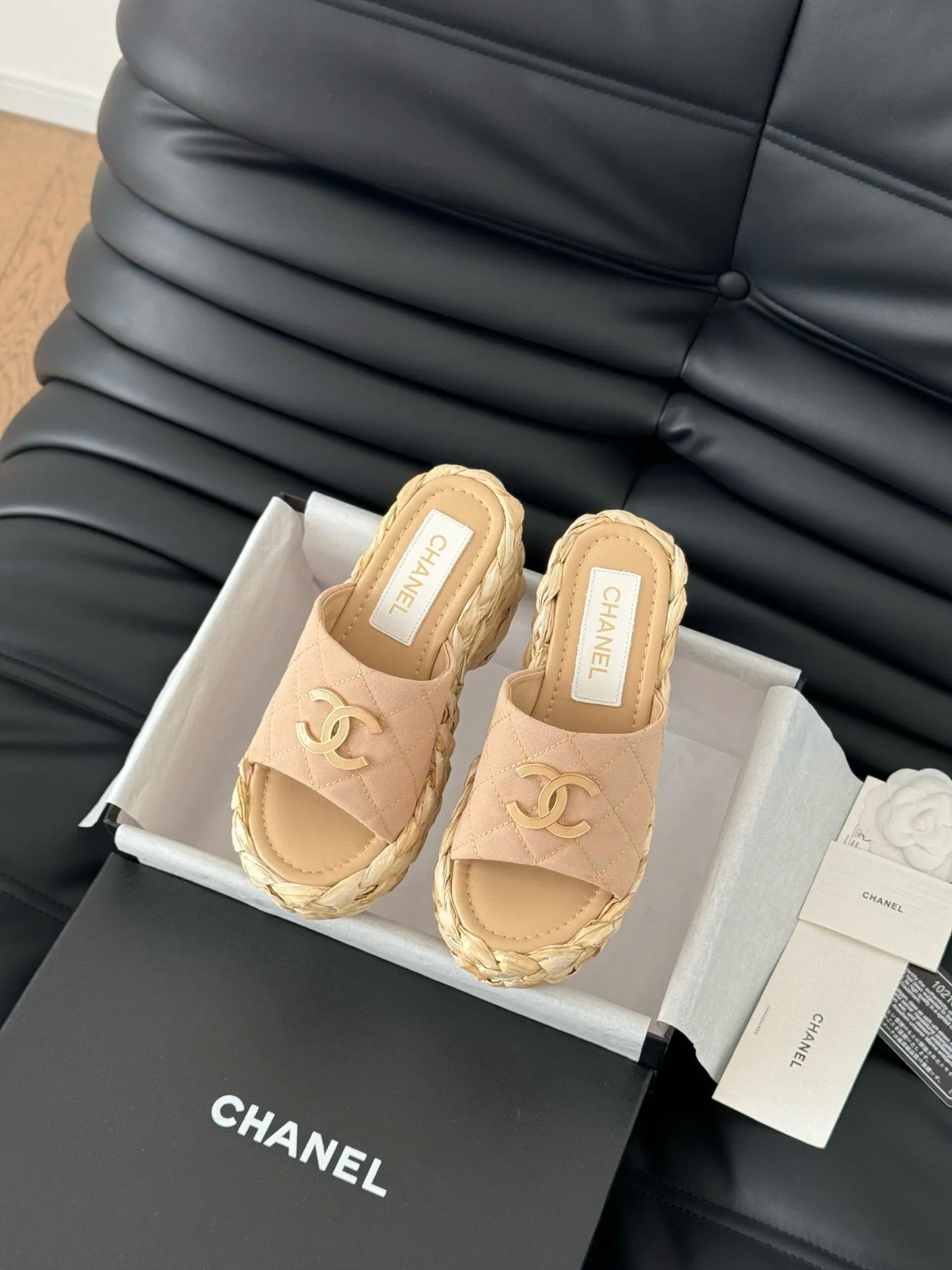 SE1590 Chanel Wedge Sandals / Size5-11