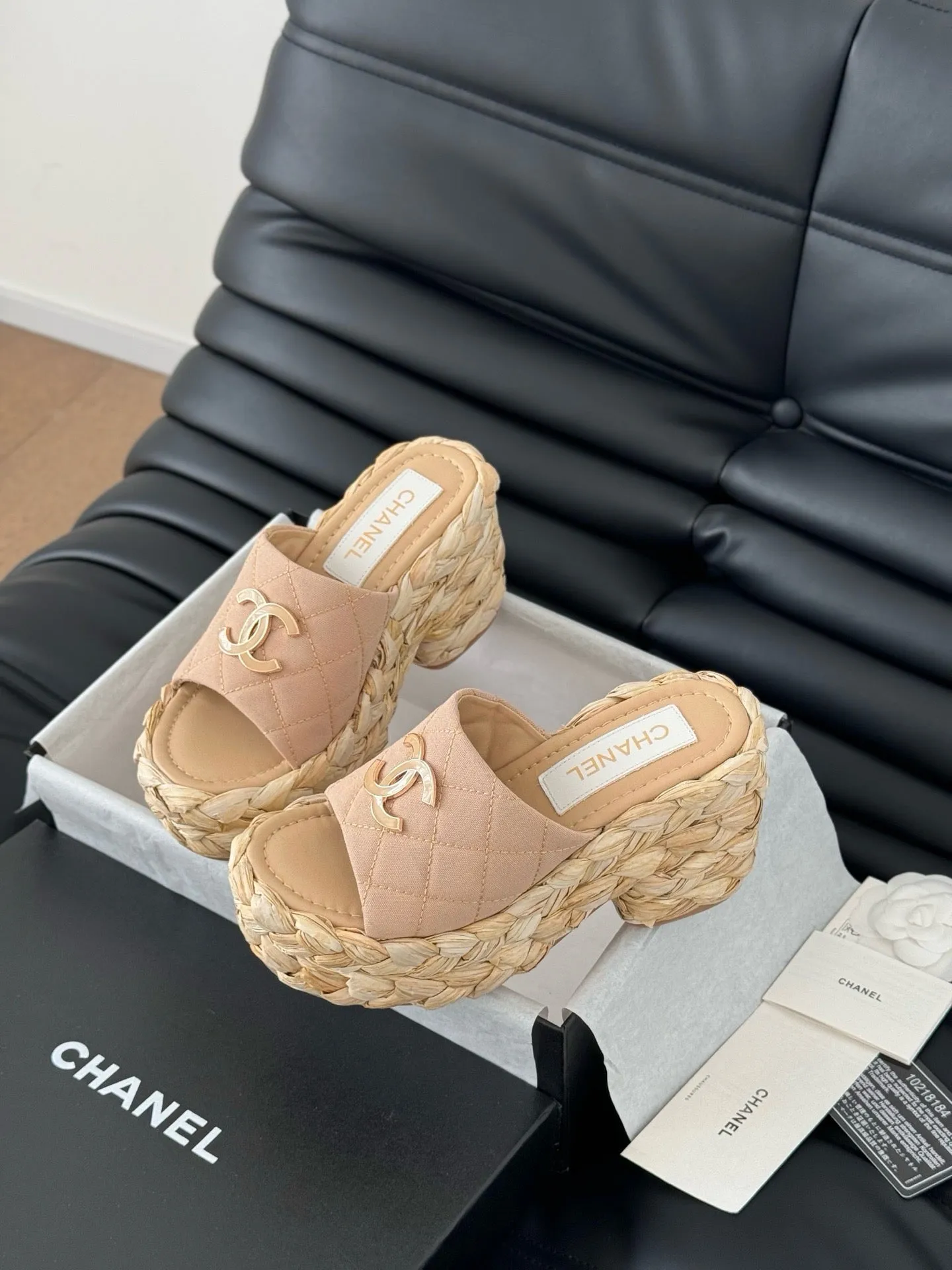 SE1590 Chanel Wedge Sandals / Size5-11