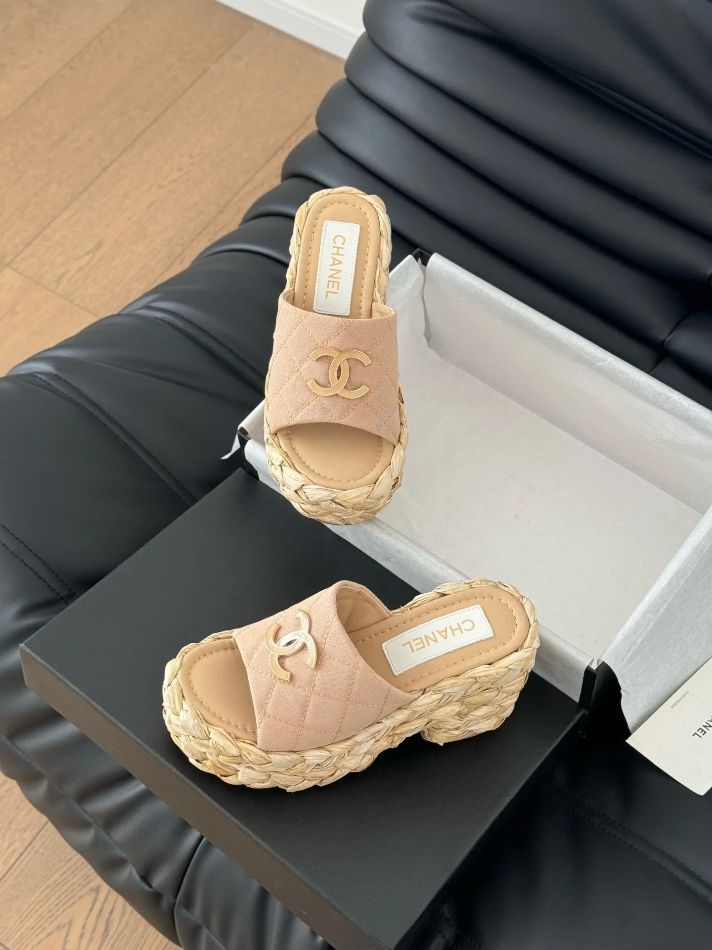 SE1590 Chanel Wedge Sandals / Size5-11