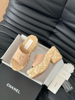 SE1590 Chanel Wedge Sandals / Size5-11