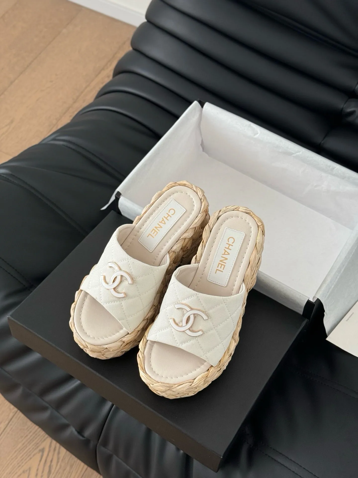 SE1591 Chanel Wedge Sandals / Size5-11