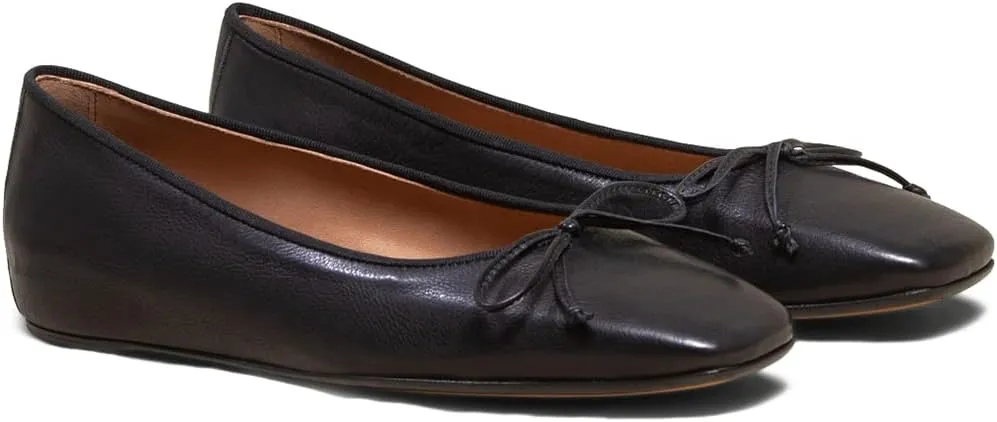 SHODENSE Women Flats Shoes Bow Square Closed Toe Ballet Flats Slip On Metallic Flat Shoe Matte Patent Leather Snakeskin Low Hidden Wedge Heel Office Work Shoes Driving Flats Church Club Fall 4-11 M US