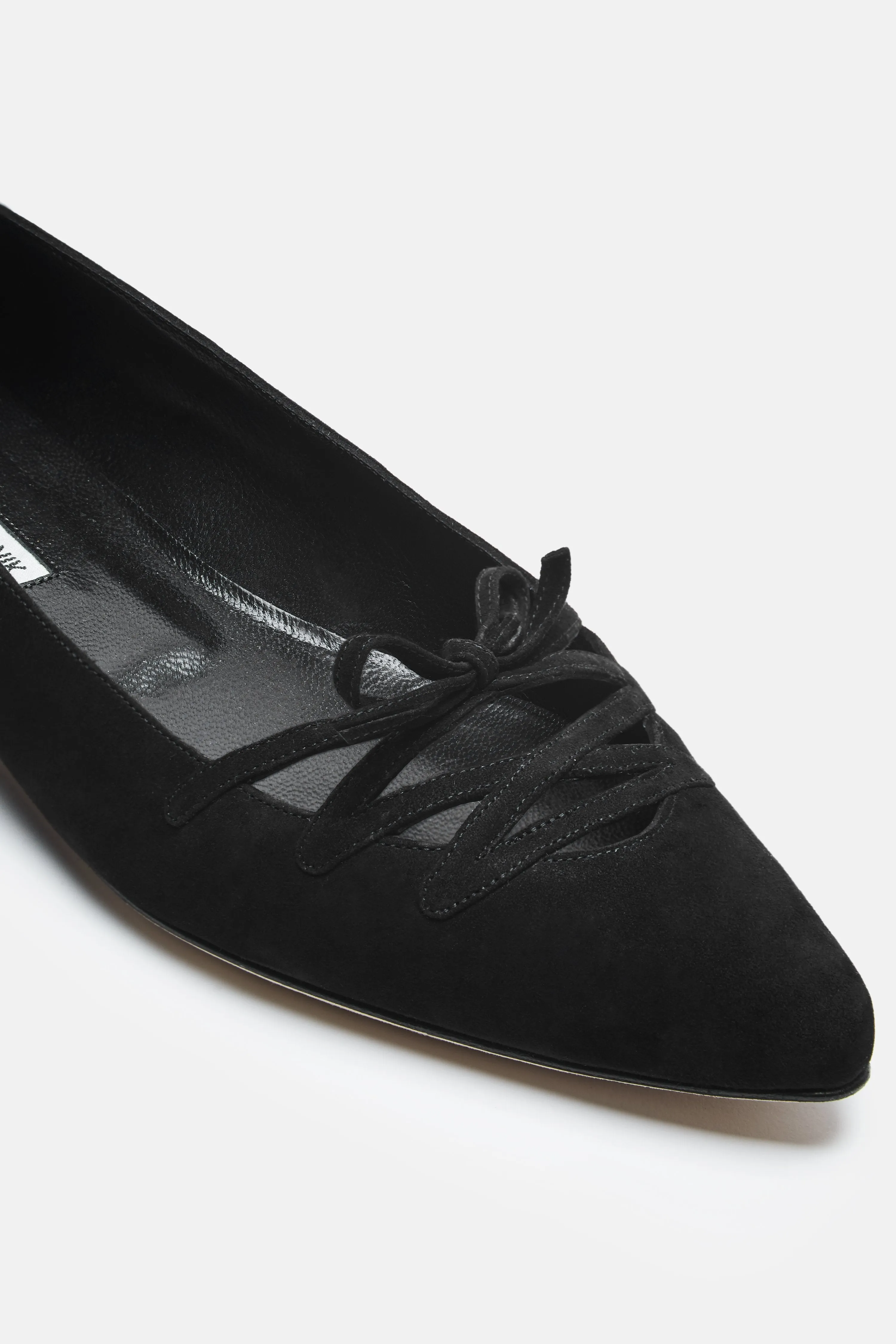 Sirte Flat - Black Suede