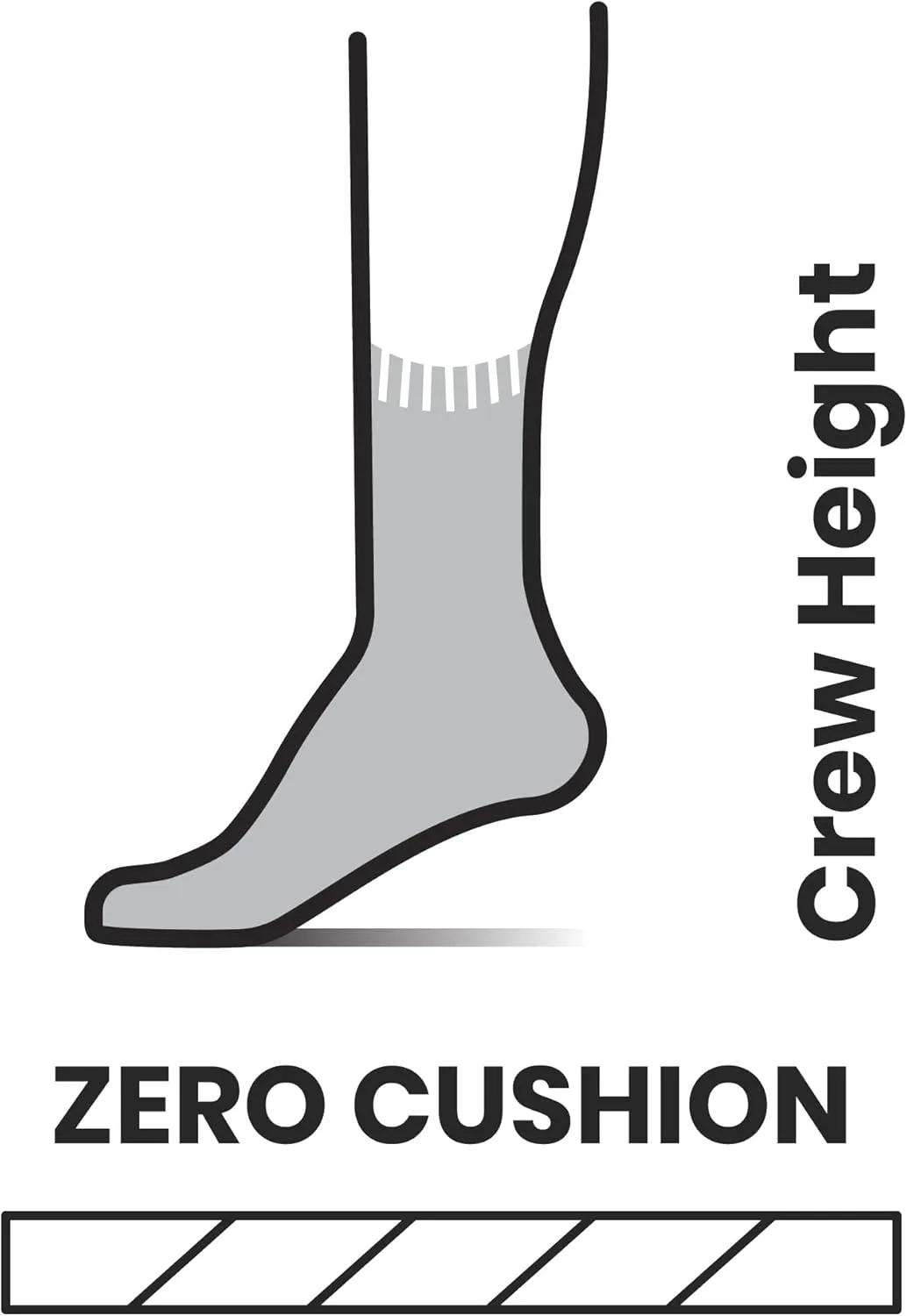 Smartwool Unisex Hike Classic Edition Zero Cushion Liner Crew Socks