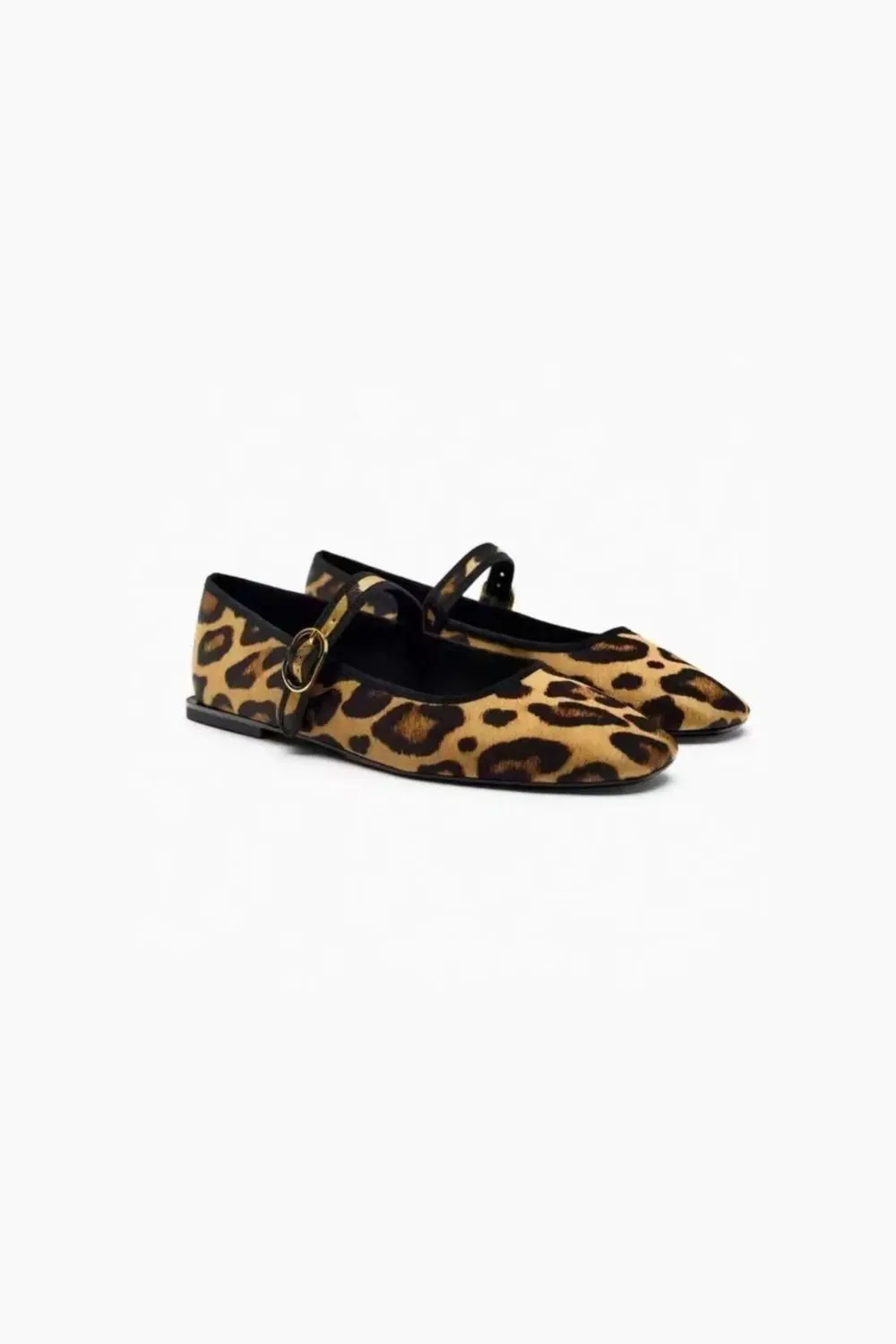 Square Toe Flat Slip-Ons