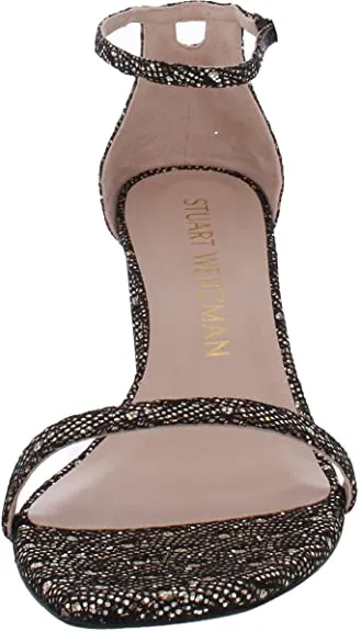 Stuart Weitzman Amelina Block Gold 7 M