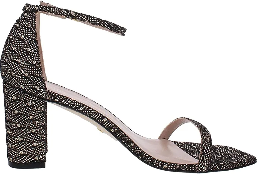 Stuart Weitzman Amelina Block Gold 7 M