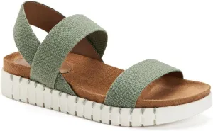 Style & Co. Womens Milaa Canvas Wedge Footbed Sandals