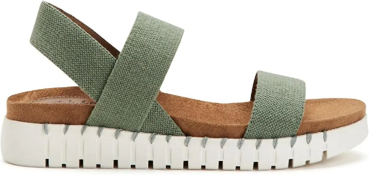 Style & Co. Womens Milaa Canvas Wedge Footbed Sandals