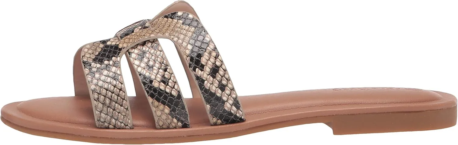 The Drop Women's Monika Flat H-Band Slide Sandal
