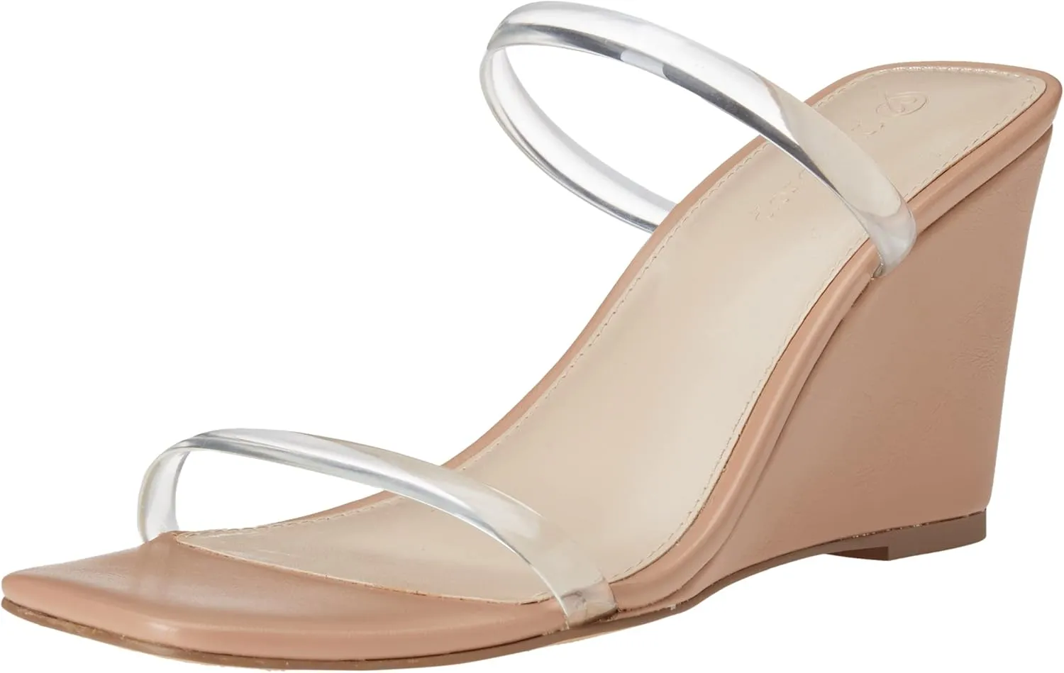 The Drop Women's Sophia Two Strap Wedge Sandals