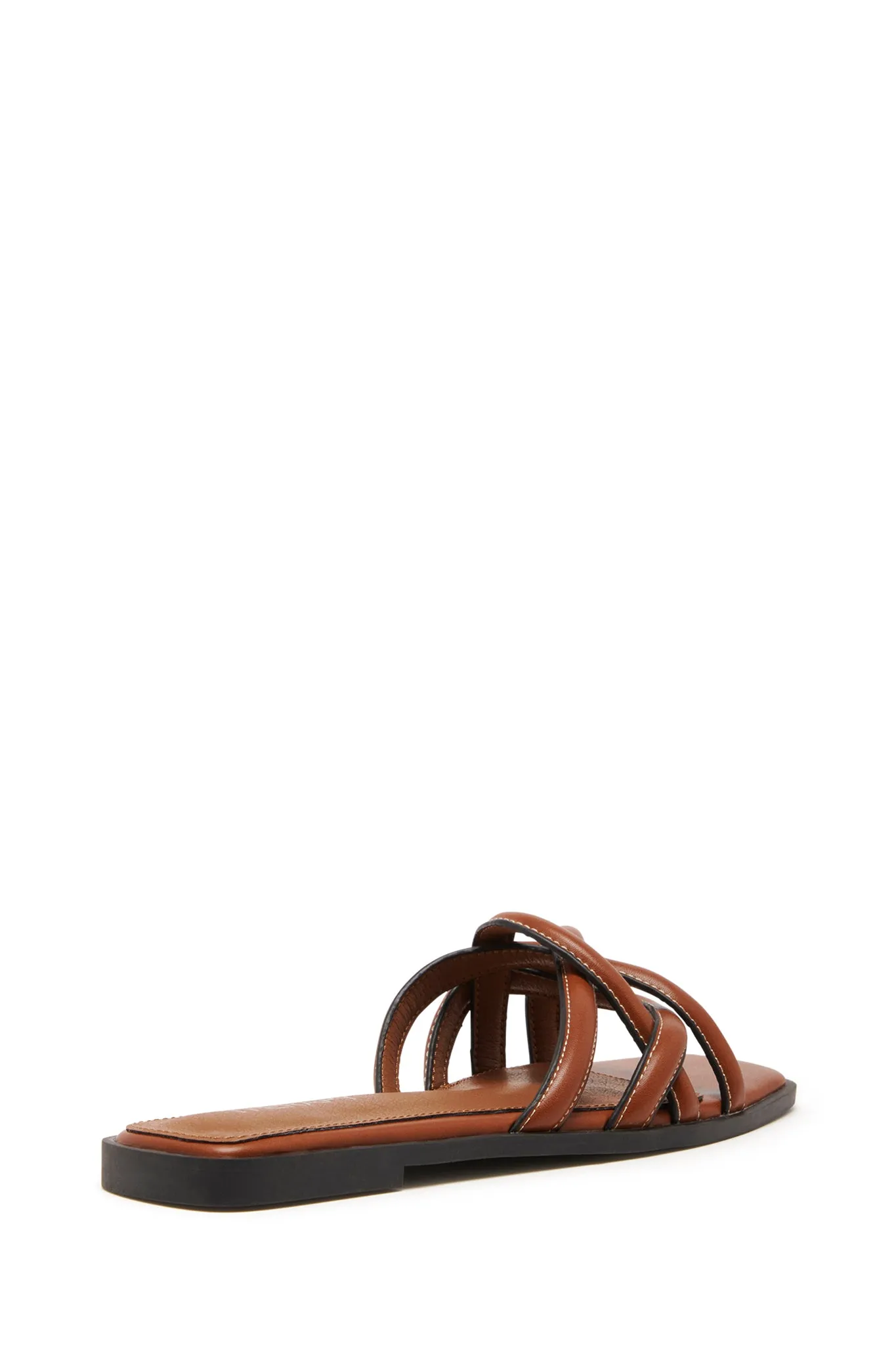 THERAPY Gabrielle Flat Sandal Dark Tan