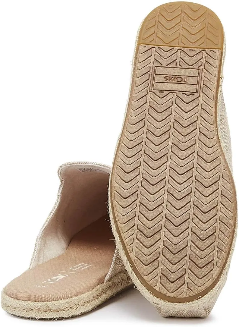 TOMS Womens Nova Mule Casual Slippers Casual - Beige