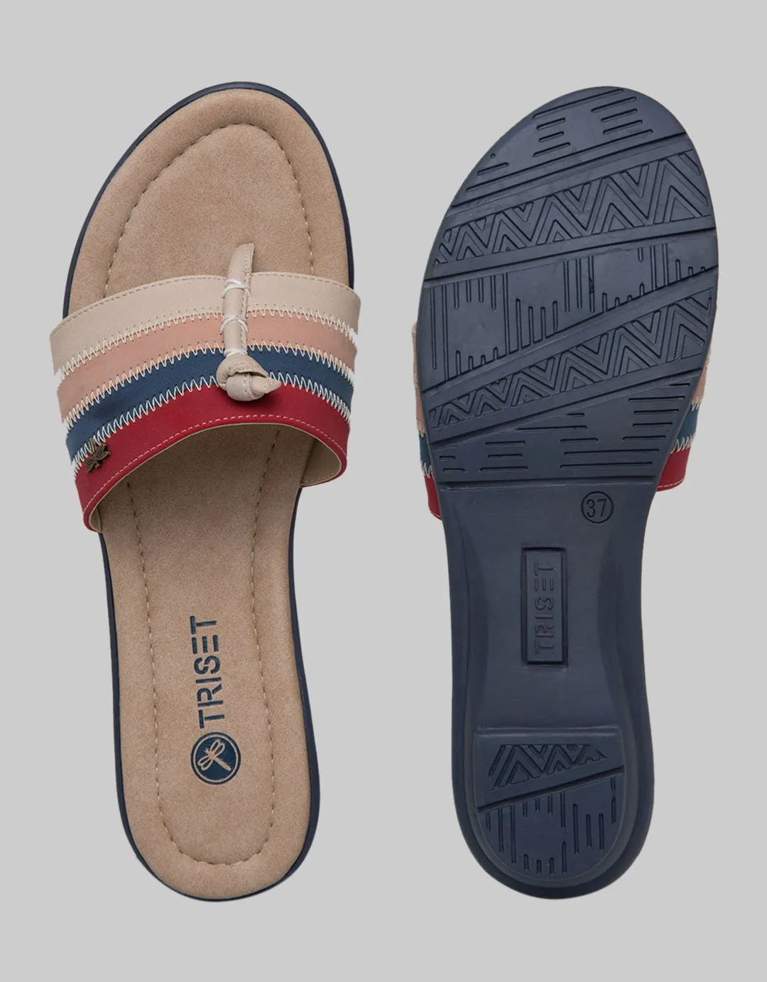 Triset Sandal Flat Naflah