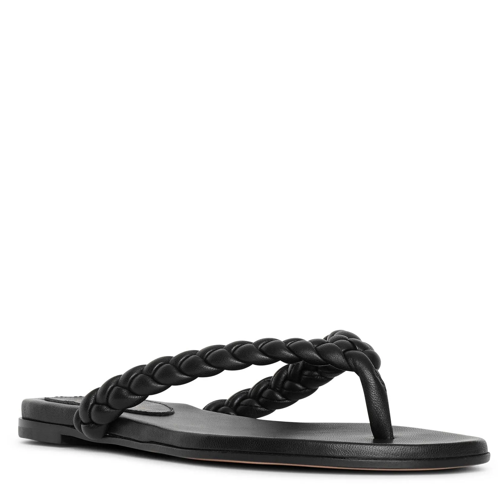 Tropea flat braided thong sandals