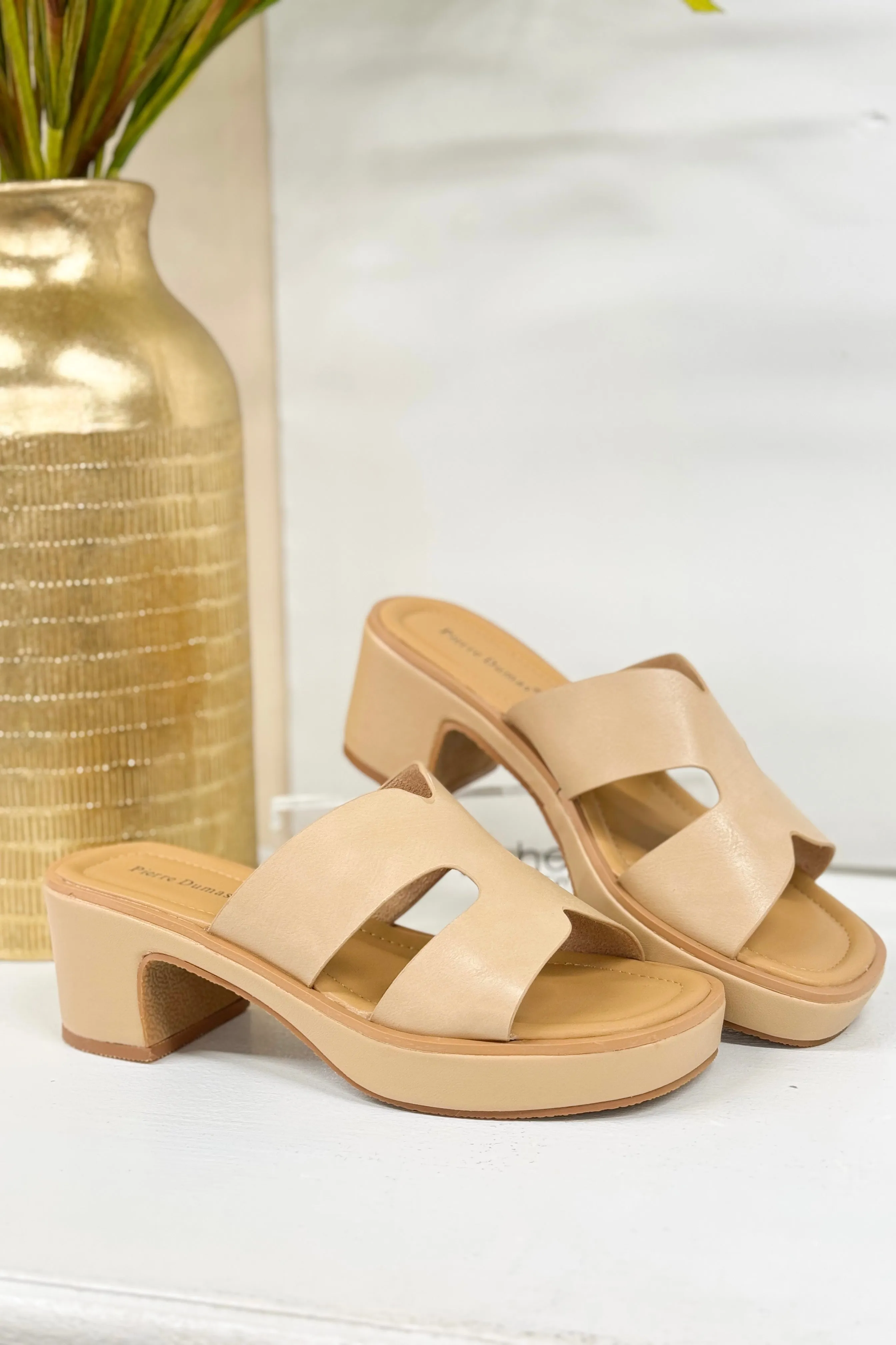 Valerie Nude Wedge Heel