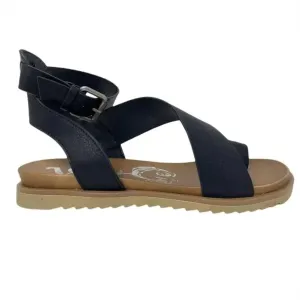 Very G Steffy Ankle Strap Sandal In Black