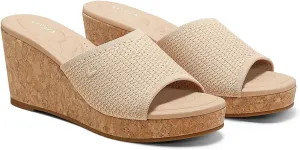 VIVAIA Stacey Pro Round-toe Wedge Sandals for Women Open Toe Sandals Comfy Casual Dressy Summer