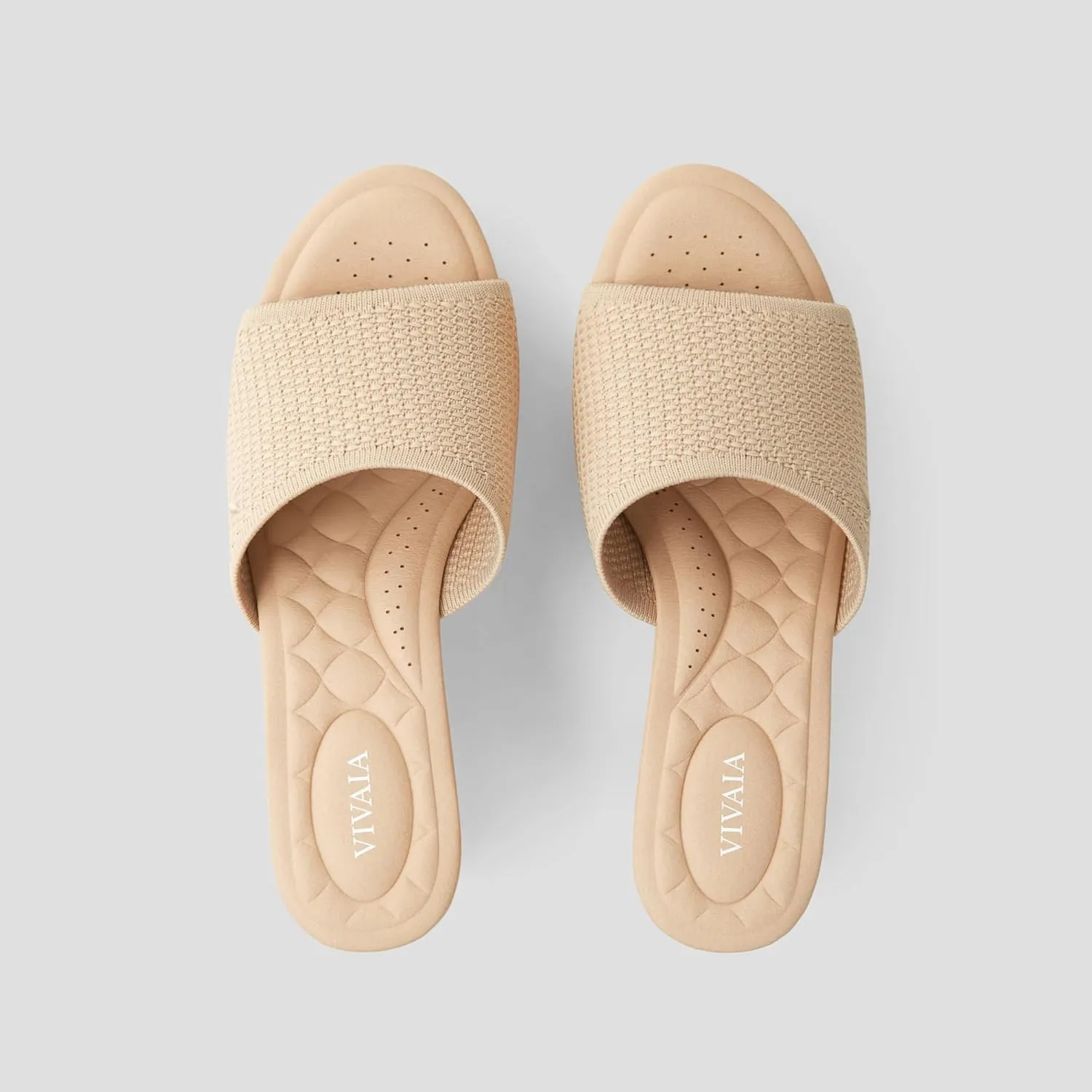 VIVAIA Stacey Pro Round-toe Wedge Sandals for Women Open Toe Sandals Comfy Casual Dressy Summer