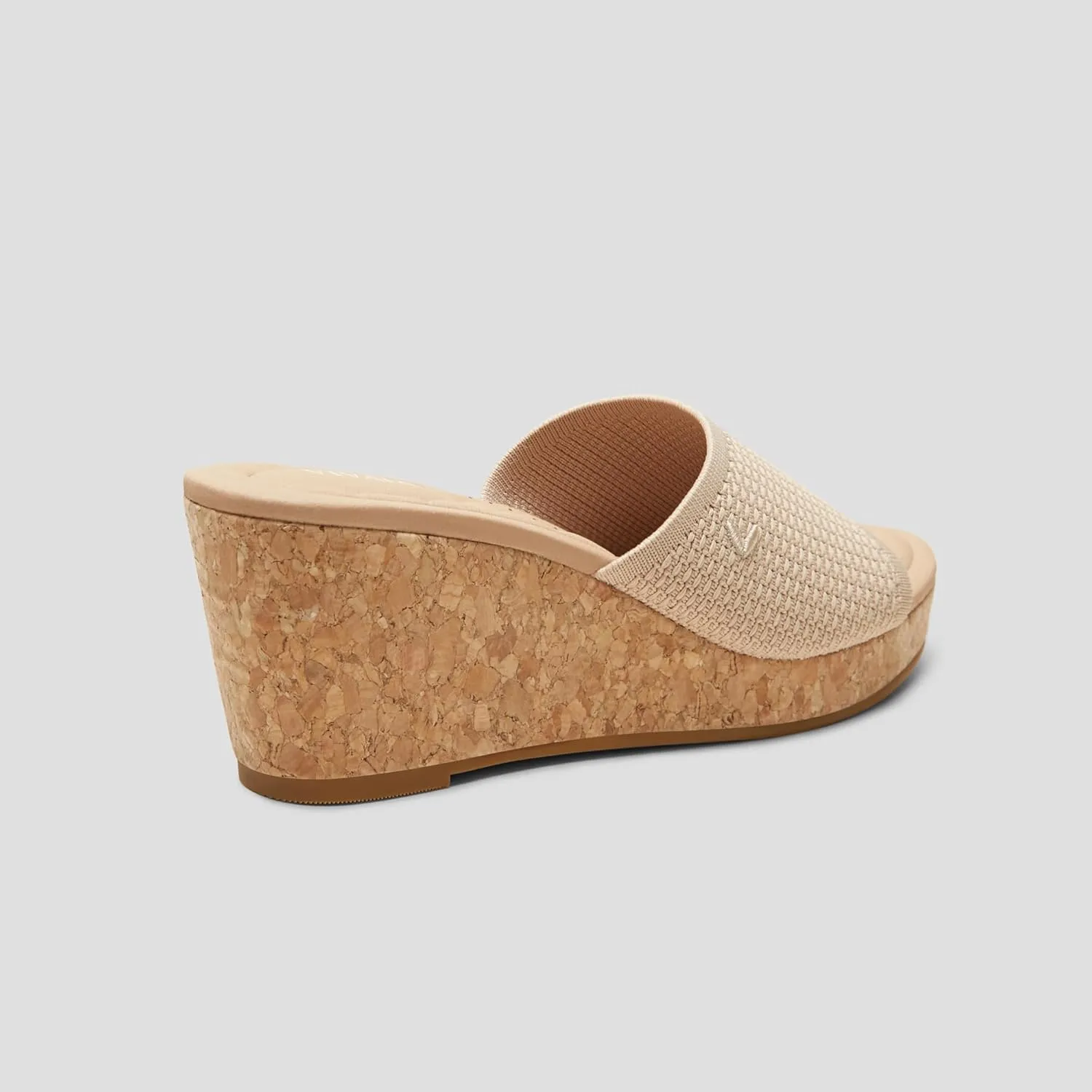 VIVAIA Stacey Pro Round-toe Wedge Sandals for Women Open Toe Sandals Comfy Casual Dressy Summer