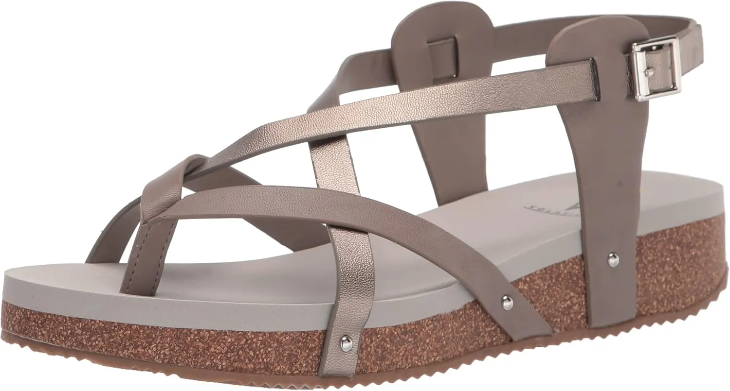 VOLATILE Women's Engie Multi Strap Thong Sandal