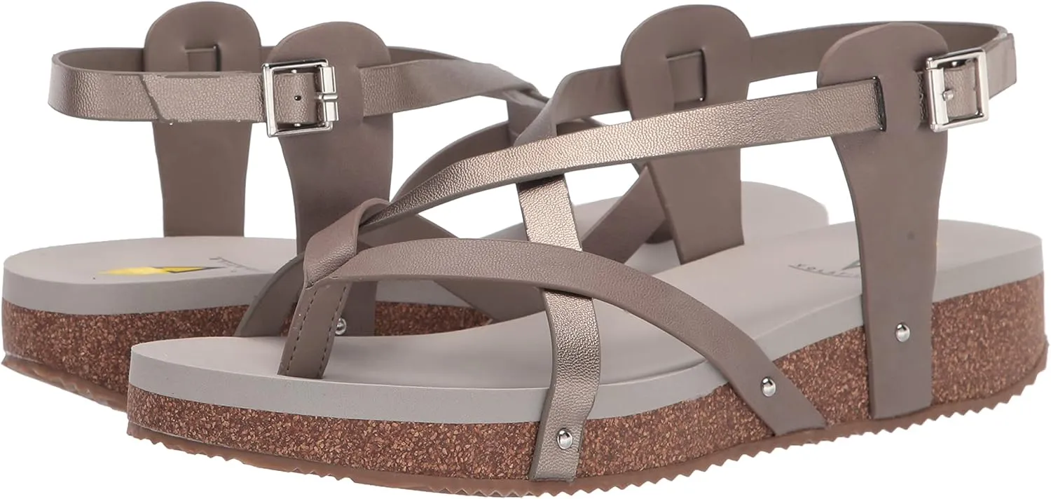VOLATILE Women's Engie Multi Strap Thong Sandal