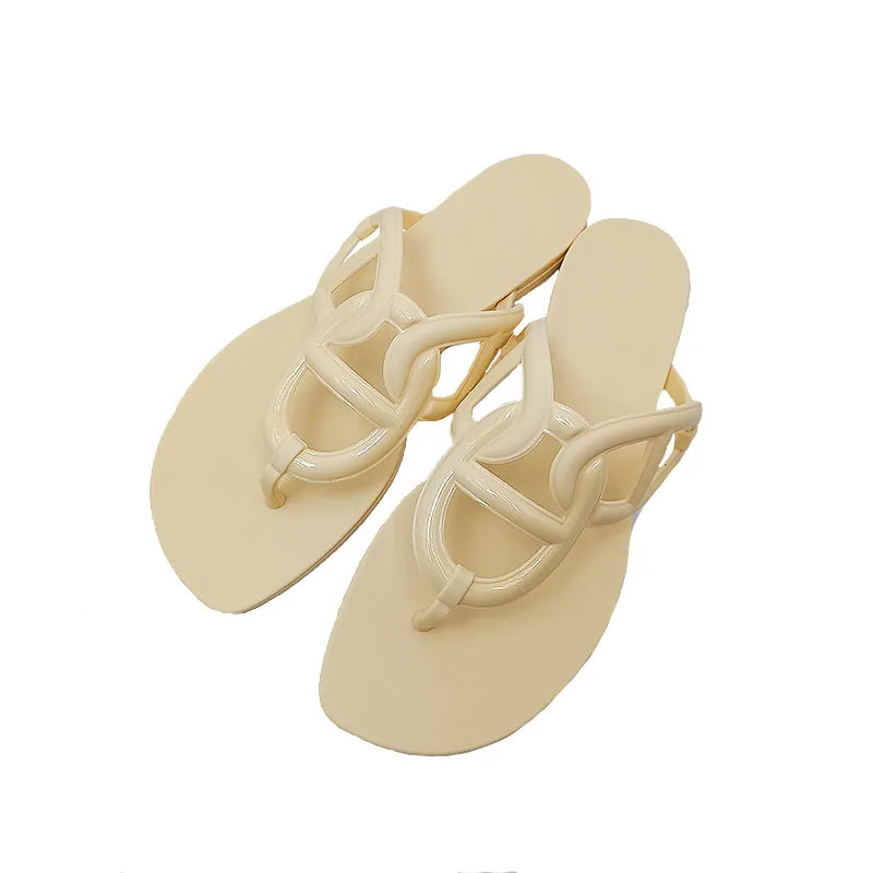Wholesale flip flops flat bottom casual sandals slippers JDC-SD-ZuJ002