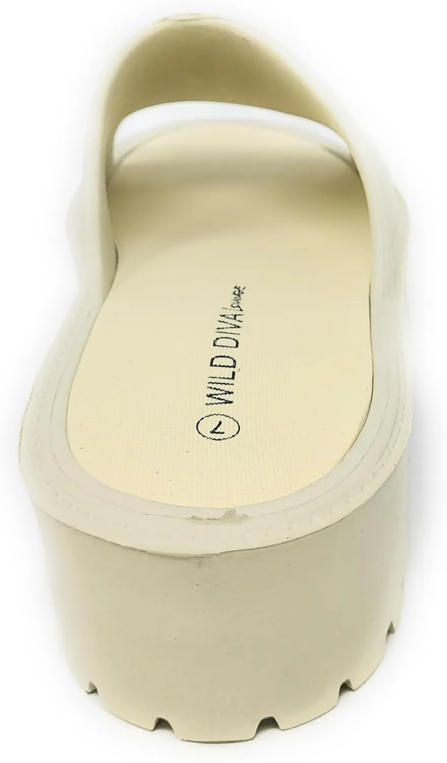 Wild Diva Goody-01 Womens High Platform Wedge Slides Sandals