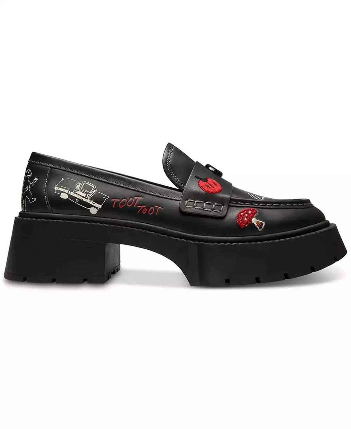 Women's Leah Platform Sketch Loafer Flats