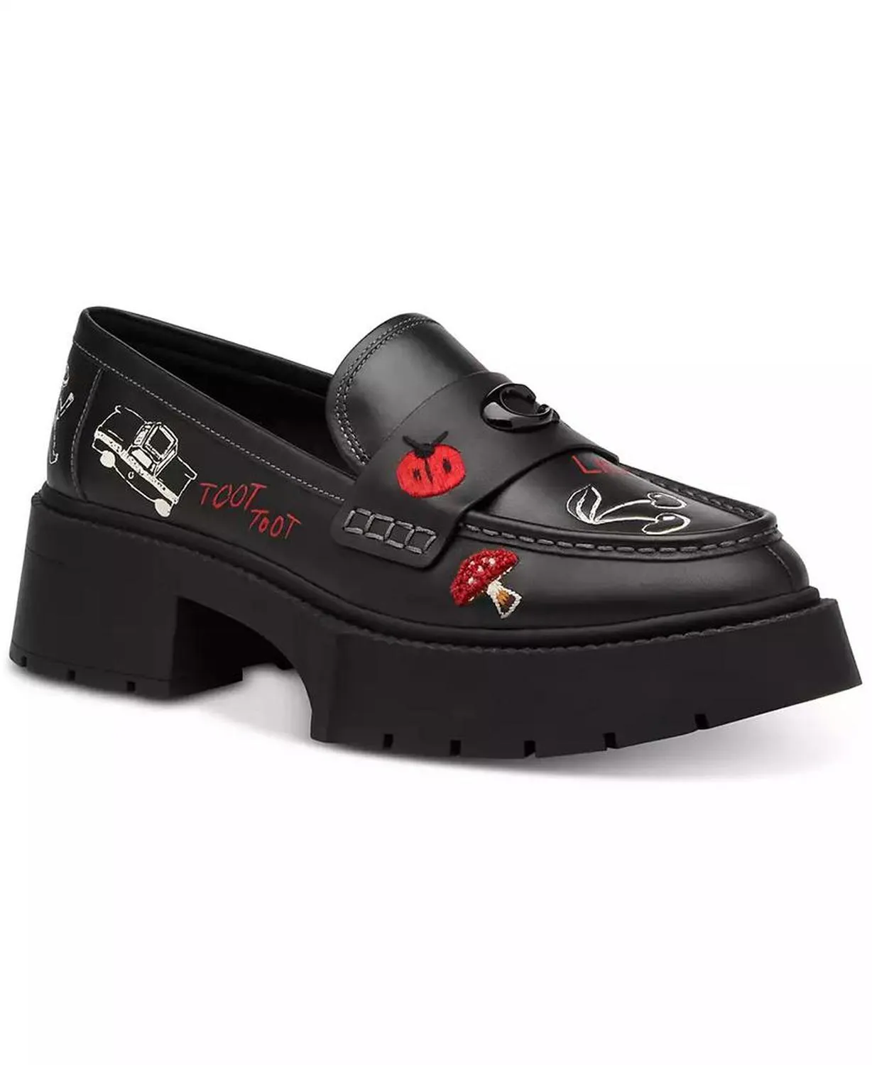 Women's Leah Platform Sketch Loafer Flats