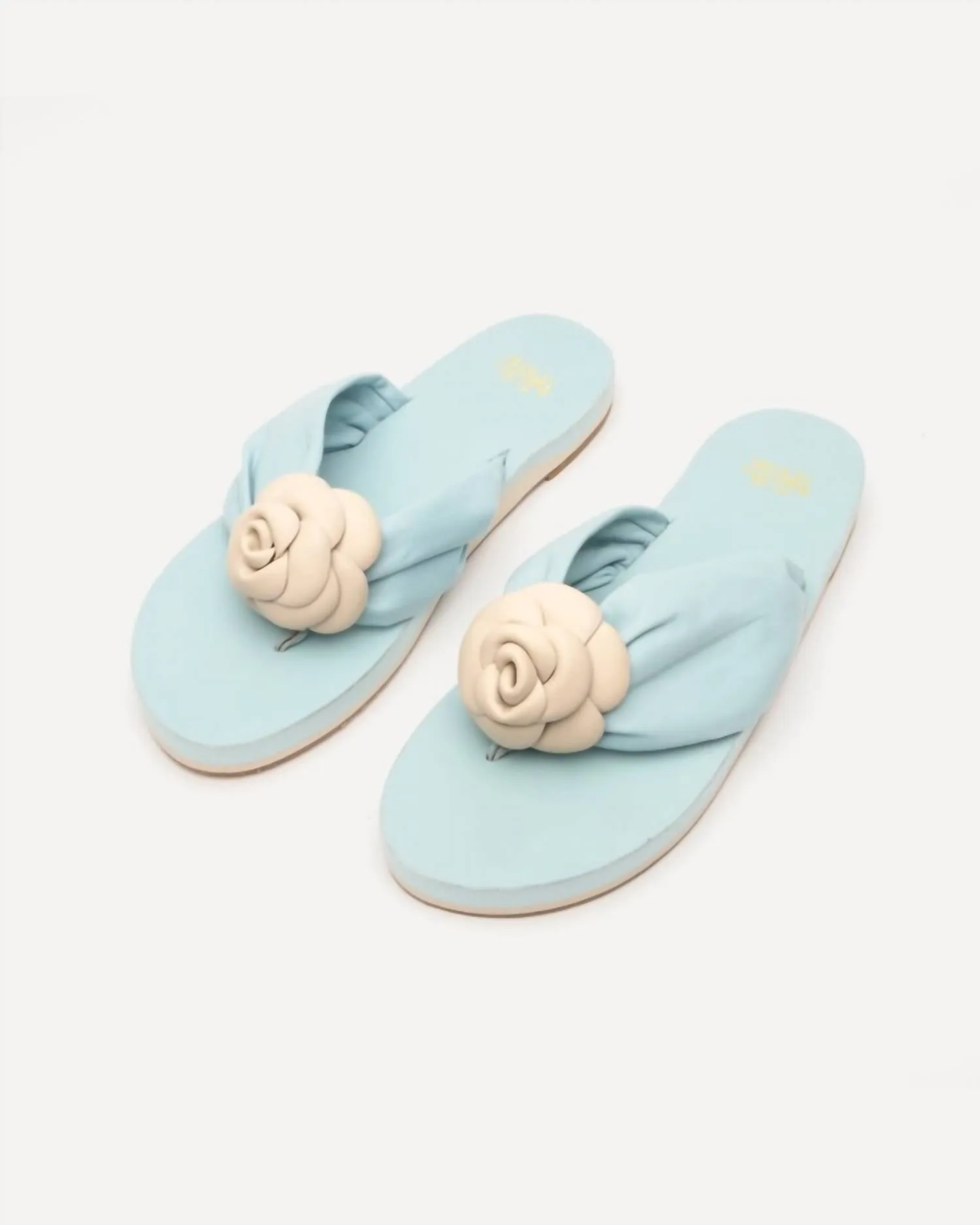 Women's Magnolia Thong Flower Sandals In Blue