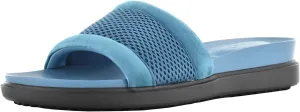 Womens Melanie Slide Sandal Shoes, Dark Aqua, US 8.5