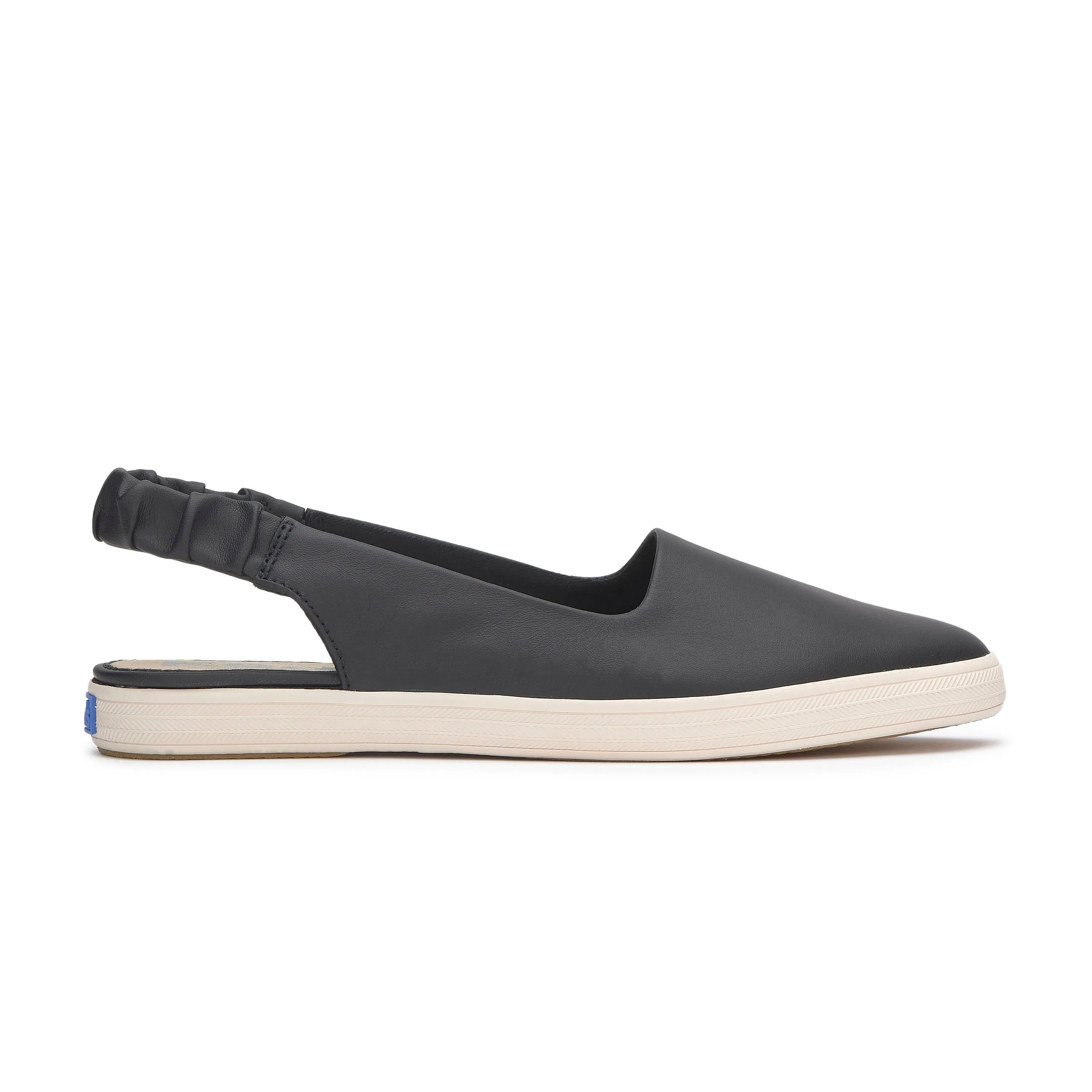 Women's Point Slingback Leather Black