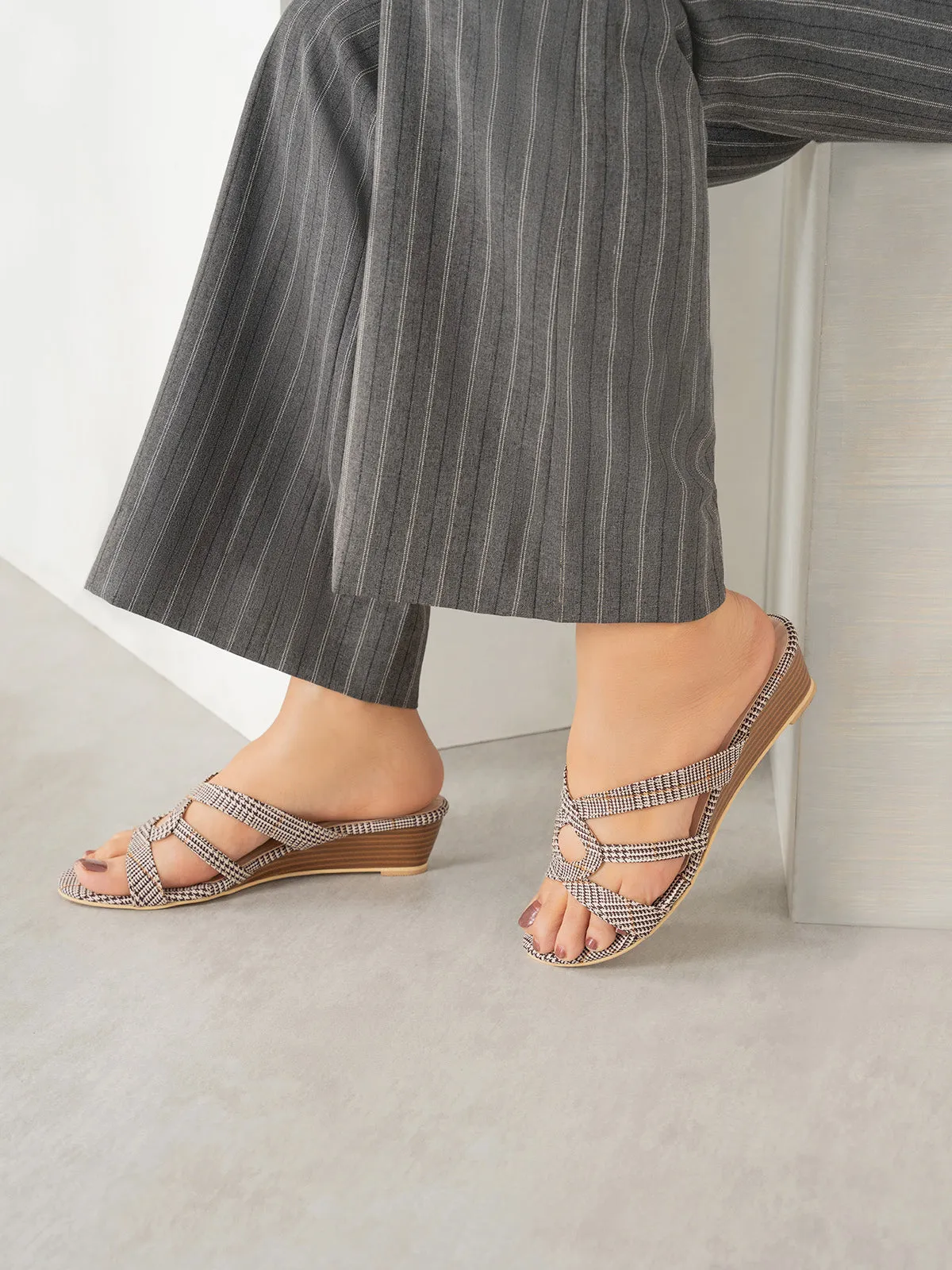 Womens "DYLAN" Casual Wedge Sandals