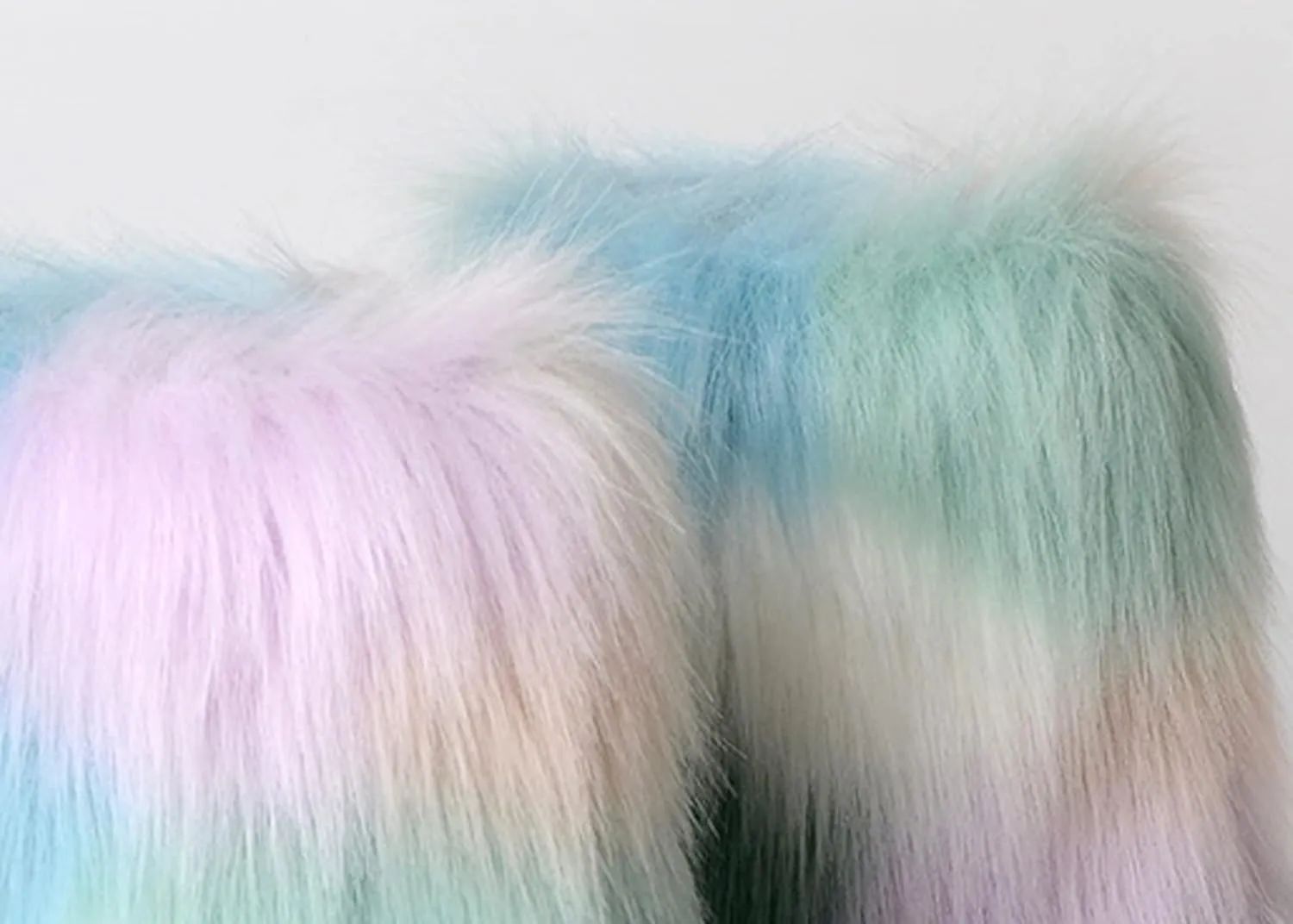 YESBOR Women's Winter Faux Fur Boots Round Toe Warm Fuzzy Fluffy Furry Snow Boots Flat Shoes