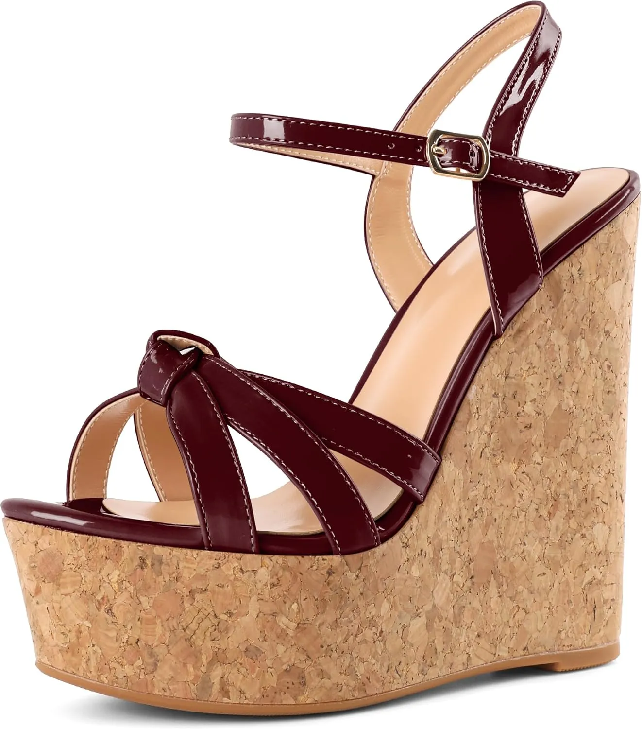 YODEKS Women's Platform Wedges|High Heel Wedge Sandals|Ankle Strap Open Toe Platform Heels