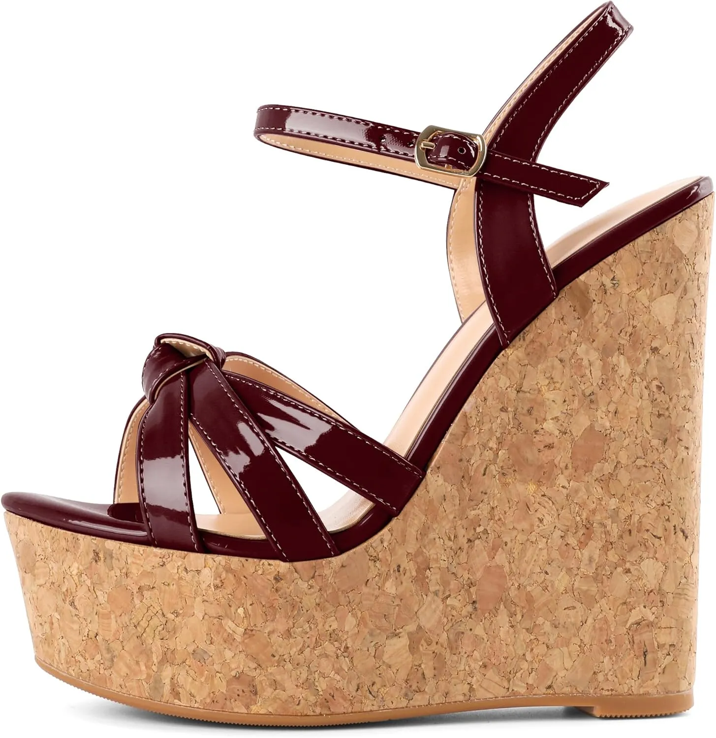 YODEKS Women's Platform Wedges|High Heel Wedge Sandals|Ankle Strap Open Toe Platform Heels