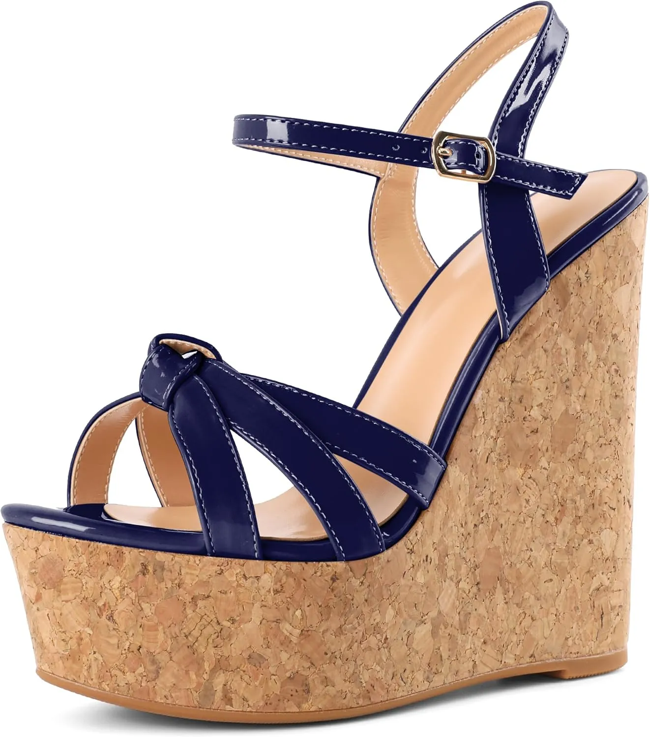YODEKS Women's Platform Wedges|High Heel Wedge Sandals|Ankle Strap Open Toe Platform Heels