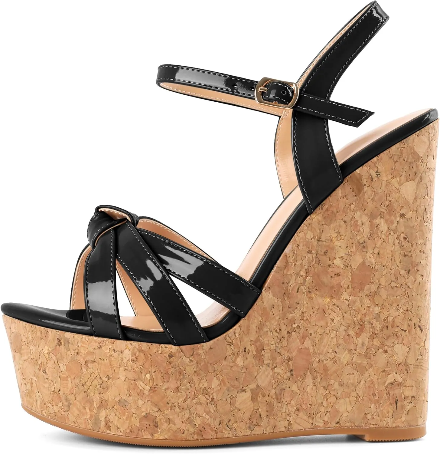 YODEKS Women's Platform Wedges|High Heel Wedge Sandals|Ankle Strap Open Toe Platform Heels