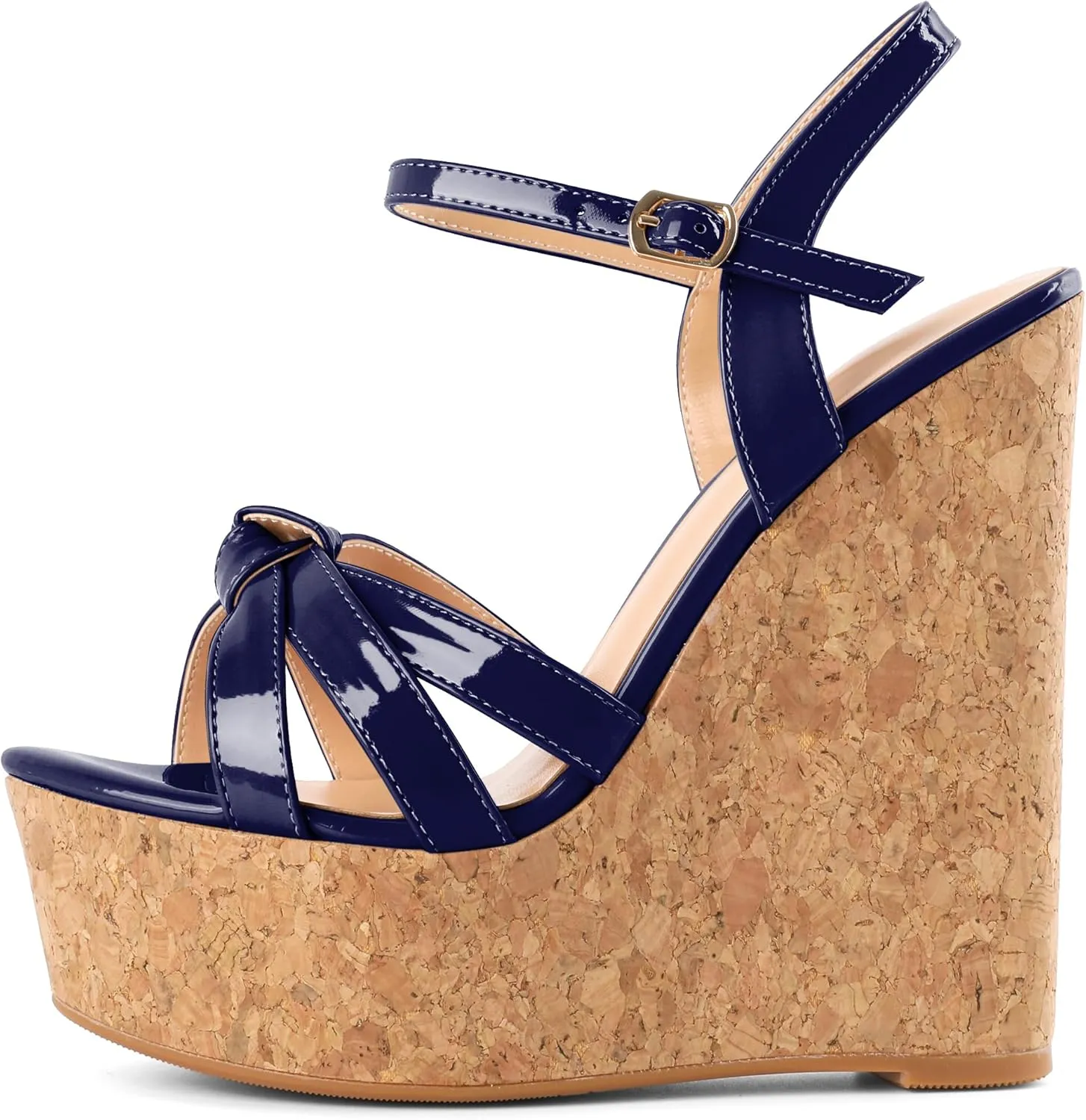 YODEKS Women's Platform Wedges|High Heel Wedge Sandals|Ankle Strap Open Toe Platform Heels
